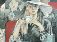 2022中国金融女画家年度人物榜单国画女人物